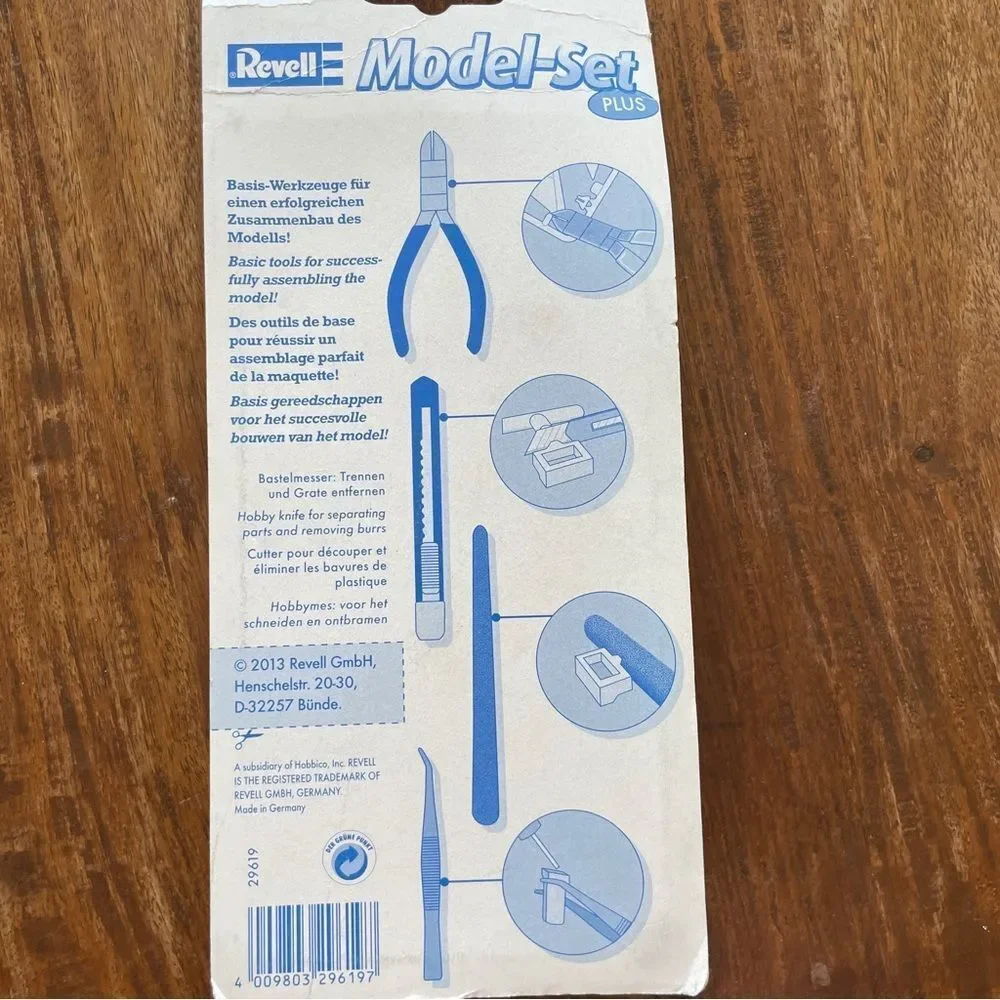 Revell Model-Set Plus with 4 Basic Tools Model Making Crafts